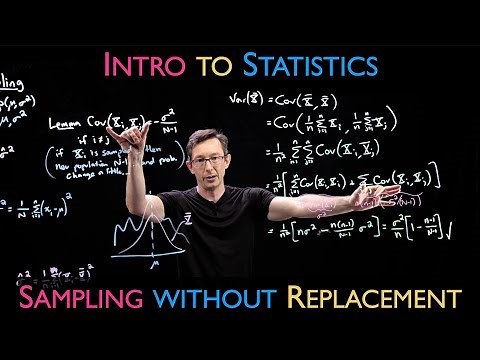 Random Sampling Without Replacement (Finite "n" Correction)