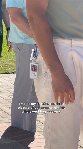 One of the subtle special things that made us feel her here with us last weekend 💟 catching glimpses of Matthew making sure everyone and everything was taken care of while she was swinging from his belt loop 🥲 | Alexa Greenberg