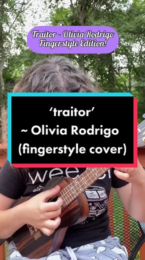 Fingerstyle Cover of 'Traitor' by Olivia Rodrigo on Ukulele