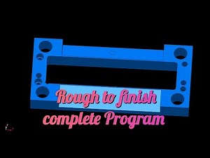 Powermill 2024 _ Rough to finish for beginners /Complete Program/ vmc programming - DELCAM tutorial