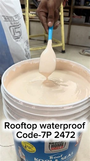 🏠 Berger Waterproof Roof Paint Colour Mixing | Smooth & Satisfying #shorts #youtube #ytshorts #yt