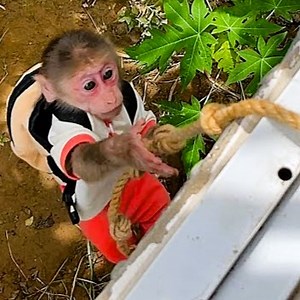 922K views · 12K reactions | When monkey Lily didn't have the key to get into the house | Family Monkey Vola | Facebook