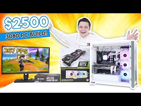 Insane RTX 3080 Gaming PC Build 2021! [Corsair 5000X & 4K Gaming Benchmarks - 15+ Games!]