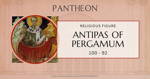 Antipas of Pergamum Biography | Pantheon