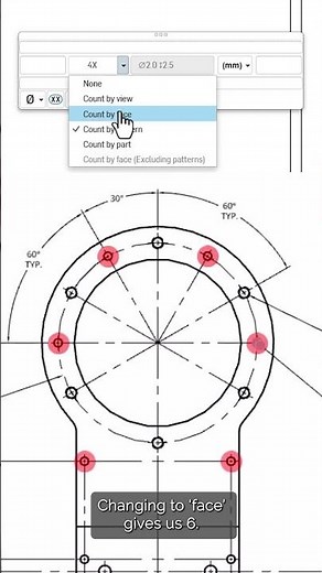 Quantity for Hole Callouts in Onshape