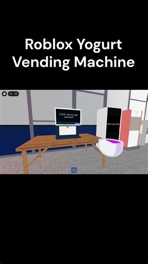 roblox yogurt vending machine at Cortex Elevators Tower