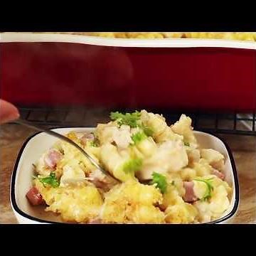 Dump-and-Bake Chicken Cordon Bleu Casserole