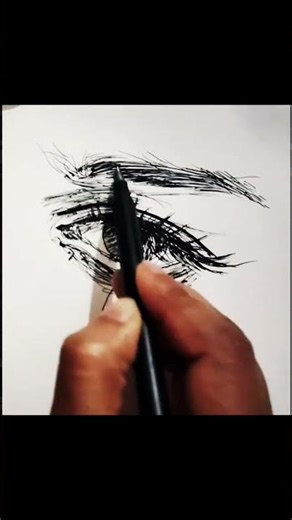 “Sad Eye Drawing with Tears 😢 | Easy Pen Sketch” #drawing #pendrawing #ytshorts