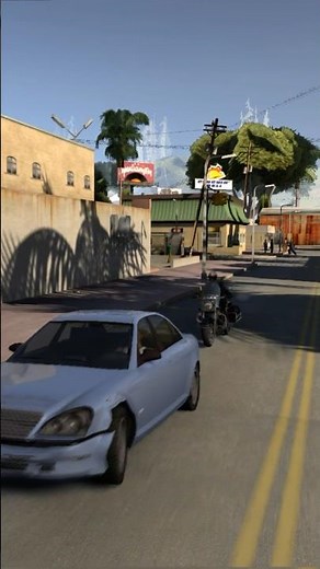 GTA San Andreas Police reaction to traffic violations mod #gtasanandreas #gta