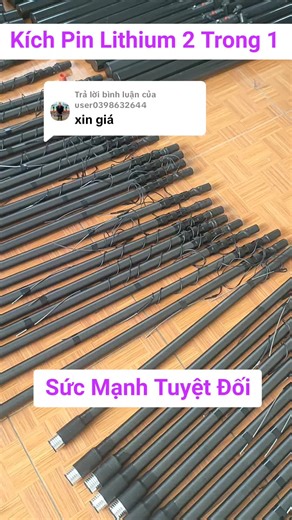 Năng lượng mới cho cần câu cá với Kích Pin Lithium