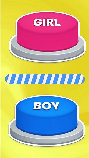 Choose One Button! 💙🎀 BOY or GIRL Edition 😍 Pick Your Side! Your Choice Reveals You! 😱