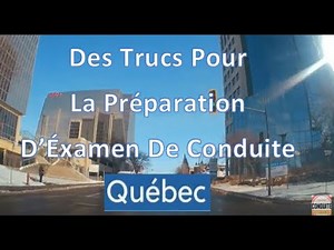 DES TRUCS POUR LA PRÉPARATION D'ÉXAMEN DE CONDUITE👌# Montréal.