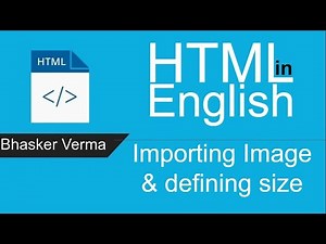 Mind Luster - Learn HTML tutorial for beginners in English 16| Importing image through Img Tag defining Width Height
