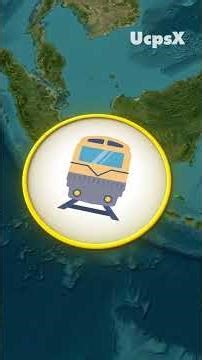 Why is Indonesia's most congested railway line on Java Island?