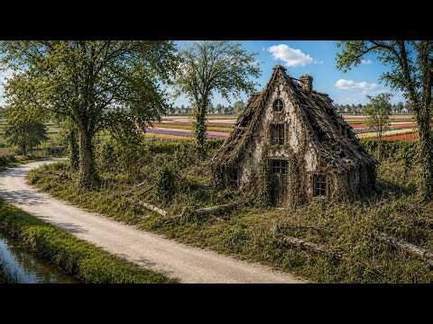 House Renovation: Abandoned House Transformation in a Tulip Field | Start to Finish