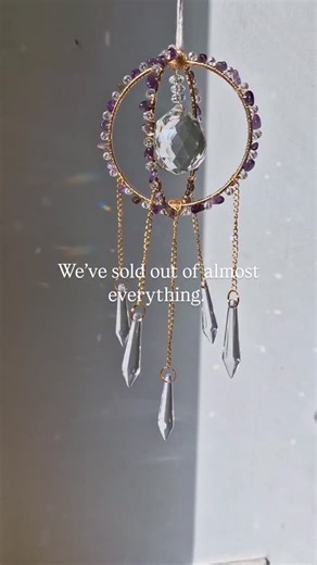 but the magic returns this Friday ✨ Our biggest suncatcher DIY kit restock in ages is coming! | Vanir Creations