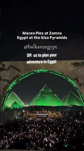 Zamna Festival at the Pyramids 🇪🇬 | Live from Egypt’s Most Magical Night 🎶✨