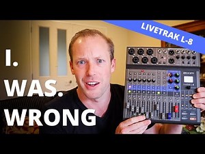 I made a MISTAKE | Zoom LiveTrak L 8