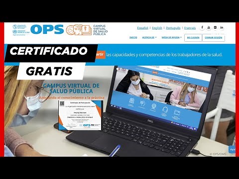 Cómo hacer los cursos de la OPS/OMS GRATIS ✅ Paso a paso y certificado oficial , Campus virtual ops