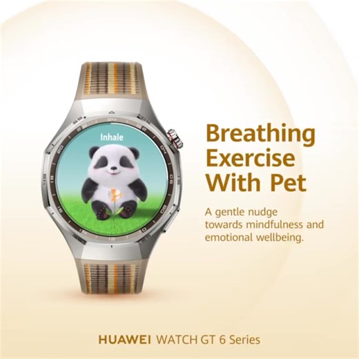 Breathing is a simple way to reset. With the HUAWEI WATCH GT 6 Series, virtual pets gently remind and guide you through daily breathing exercises—helping you slow down, calm your emotions, and find balance between body, mind, and spirit. Try it out at the HUAWEI Experience Store and buy yours today! 💖 | Huawei Experience Store - Robinsons Ilocos