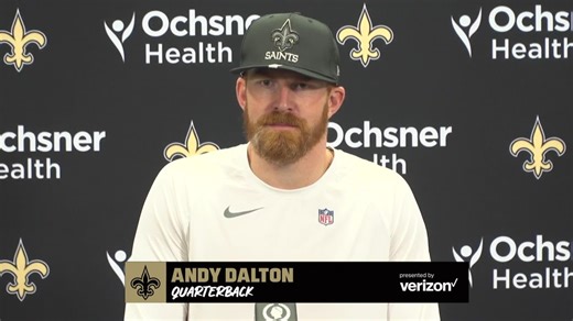 Andy Dalton on Alvin Kamara, Limiting Turnovers 10/7/22