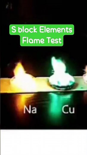 s block elements flame 🔥 test #science #chemistry #experiment #jee