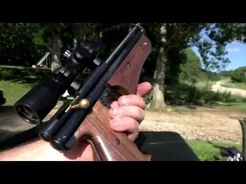 Modded Crosman 1322 22 caliber Air Pistol Accuracy