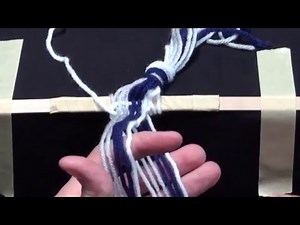 Basic Fingerweaving Part 3 - Weaving Subsequent Rows