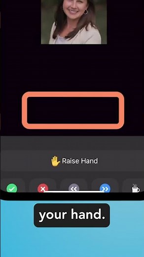 Raise your Hand in Zoom on your iPhone #shorts #zoomtips #tutorial #iphone