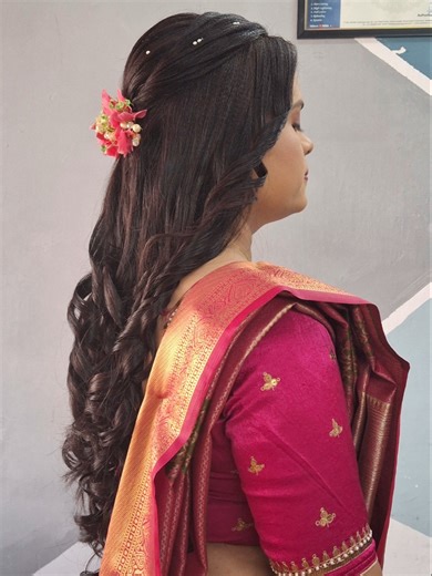 #trendy open hairstyle2025 "open hair transformation "@Vasukibeautyparlour