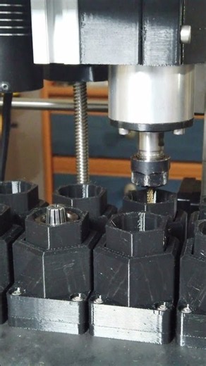 DIY ATC Tool Change with ER11 Holders #Shorts