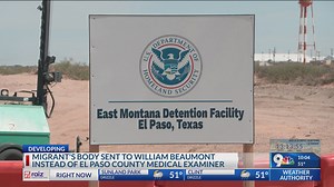 Body of migrant sent to Army hospital, not medical examiner