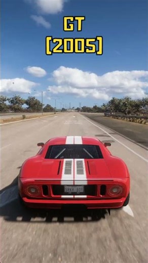 Ford GT evolution in Forza Horizon 5