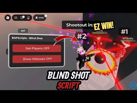 Blind Shot Script *NO KEY* PASTEBIN - See Players | Show Hitbox | Ez Win | Best Script! FREE