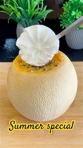 Try This Simple and Refreshing Muskmelon Milkshake Recipe |Summer special drink#shorts