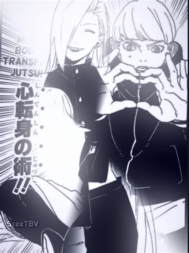 Inojin's Shintenshin no Jutsu in Boruto Chapter 30