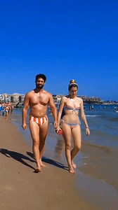 103K views · 118 reactions | Nice Day at Salou Beach Spain ️ #fbreels #spain #saloubeach #beach #beachlife #beachvibes | 90s Golden 4k | Facebook