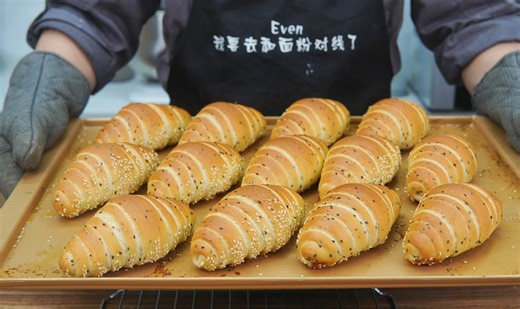 这个芝麻海盐卷我真的太爱了，你们赶紧做起来！