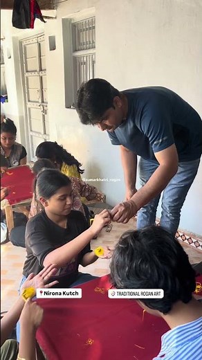 Authentic Rogan Art Workshop by National Awardee Shri Sumar Khatri from Nirona, Kutch