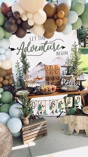 Adventure Baby Shower Ideas and Decorations