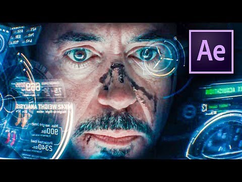 IRON MAN HUD EFFECT in After Effects (Tutorial)