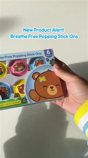 Breathe Free Popping Stick Ons for Easy Breathing