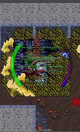 Carrito infernal demon twitch.tv/dehzinhoox #tibia #tibiabr