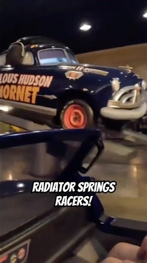 Riding #radiatorspringsracers at #disneycaliforniaadventure