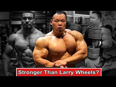 Chinese Bodybuilder is Stronger than Larry Wheels