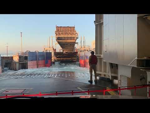 BC Ferries. MV Coastal Celebration docking at Tsawwassen Ferry Terminal