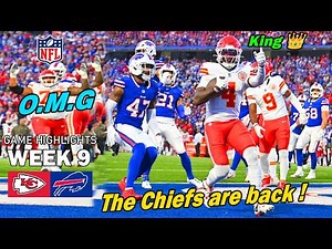 Buffalo Bills vs Kansas City Chiefs Highlights WEEK 9 |2025 NFL Highlights