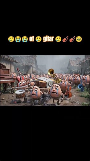 Saying Goodbye to an Old Friend (Guitar Animation) #3DAnimation #GuitarFuneral #PixarStyle #SadAnim