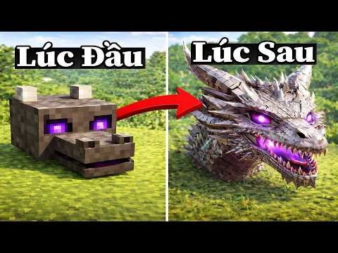 Sinh Tồn Minecraft Bất Ổn Nhưng Lên Cấp Là Đồ Họa Được Nâng Cấp 🤣 Và Cánh Tay Bạch Tuộc