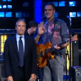Watch: Arcade Fire deliver towering Daily Show performance